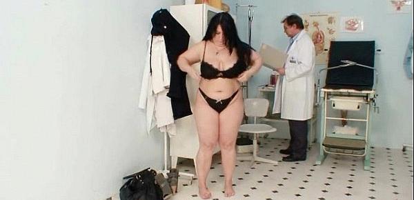  Big tits fat mom Rosana gyno doctor examination